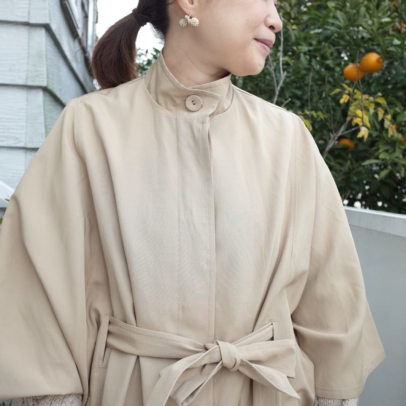 【中古】Porter des boutons ベージュ ロングコート コート