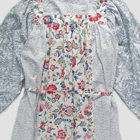 Porter des boutons 【LIBERTY PRINT シャツドレス】