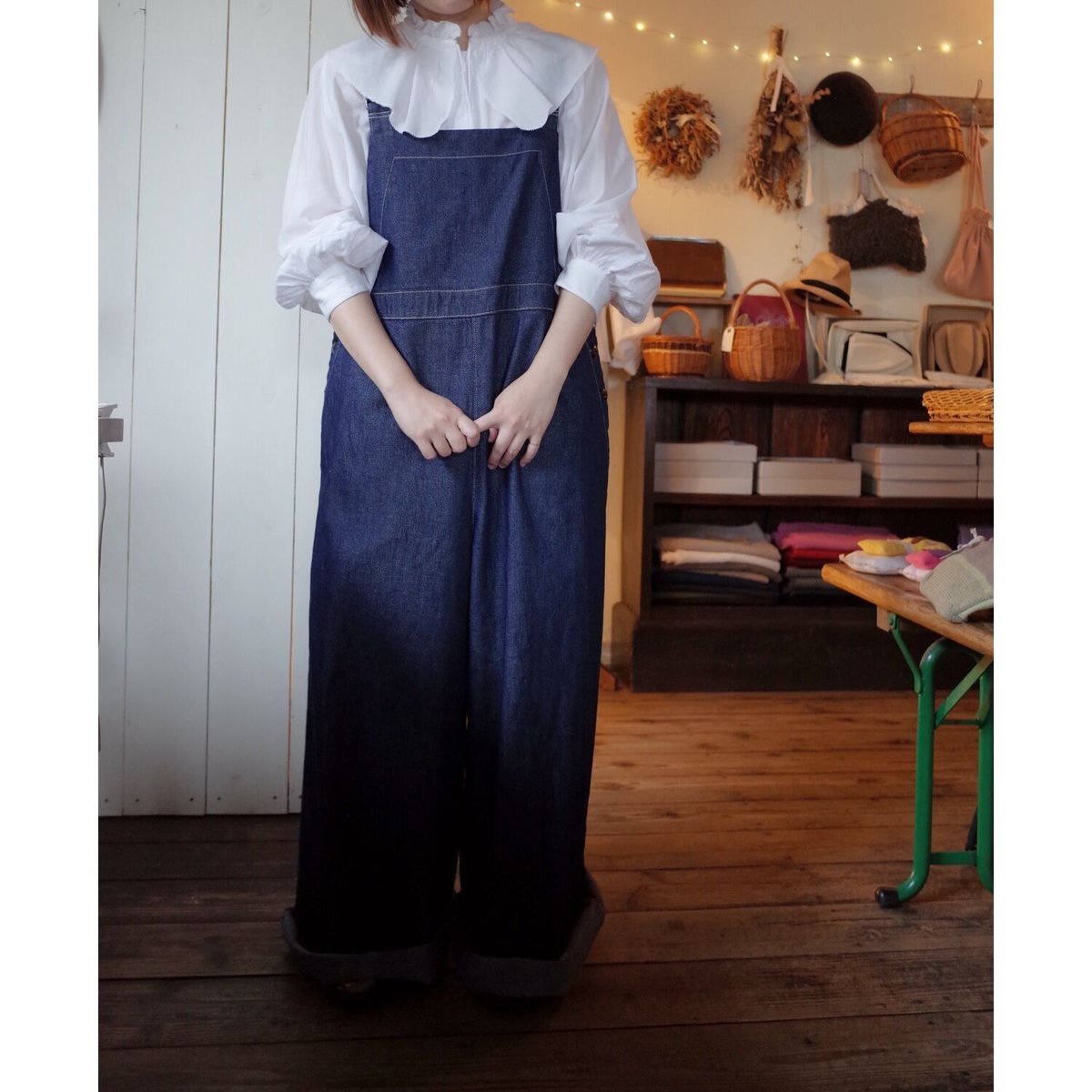 Porter des boutons デニムサロペット | moln Porter des boutons デニムサロペット | moln