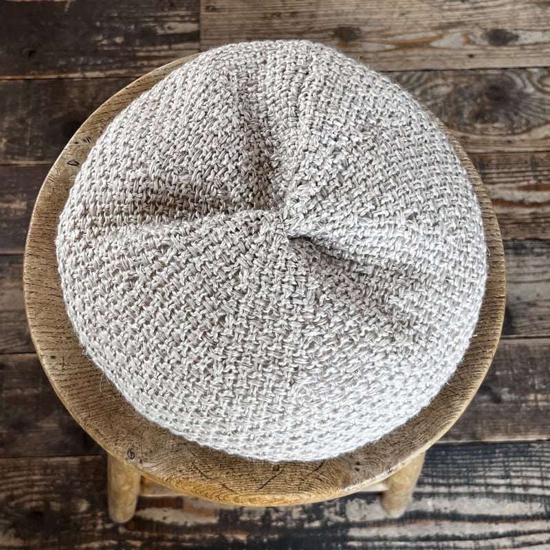 mature ha. リネンニットベレー beret knitted linen | moln