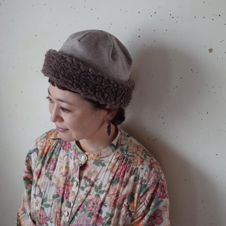 mature ha. オーガニックコットンフードキャップ hood cap organic cotton
