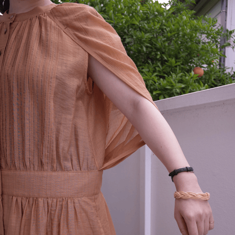 Porter des boutons コクーンワンピース（カラー：オークル）