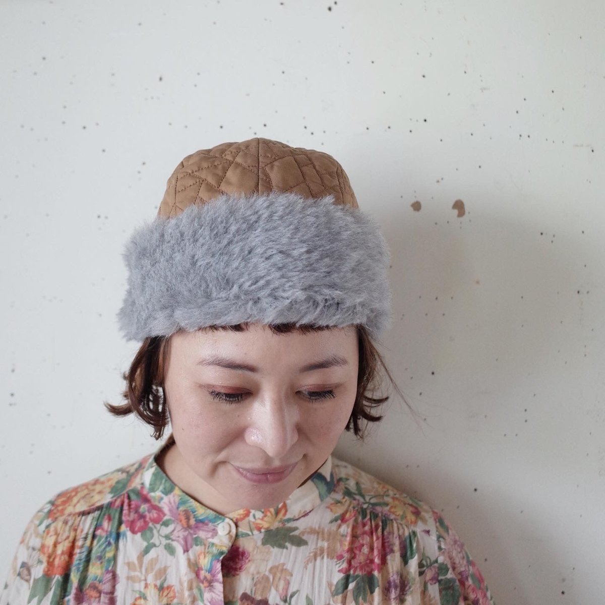 mature ha. キルティングフードキャップ hood cap quilting mature ha. キルティングフードキャップ hood cap quilting