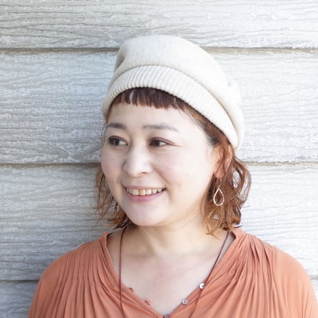 mature ha.  タックギャザーリブ ラムベレー beret tuck&gather rib lamb