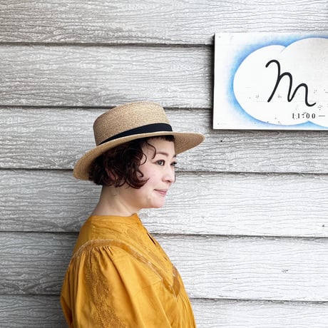 mature ha. ラフィアハット raffia hat