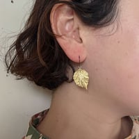 PLANTS ピアス（アジサイ葉）両耳