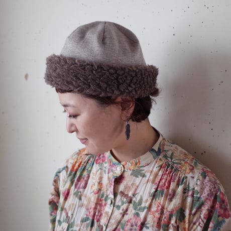 mature ha. オーガニックコットンフードキャップ hood cap organic cotton