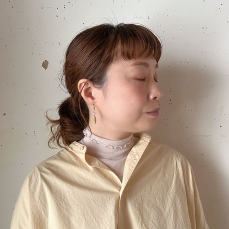 PLANTS ピアス（淡水パール）両耳