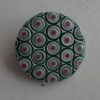 リトアニア 陶dotブローチ