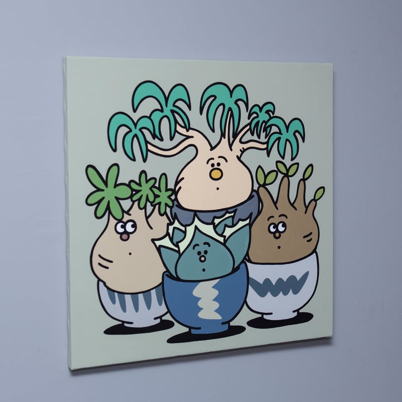 新作アートワーク】no title 015【ELLYLAND × 青坊主】世界に一点モノ