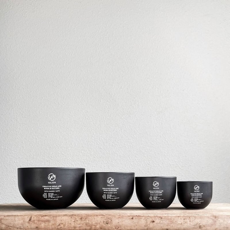 VALIEM（バリエム）／ROUGH BOWL Lサイズ（BLACK）
