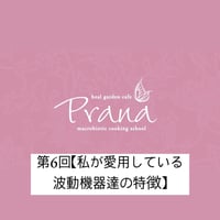 録画　第6回セミナー【私が愛用している波動機器達の特徴】