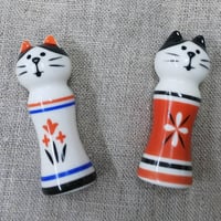 ねこけし箸置き