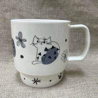ノルディック　スタッキングマグ　ネコ