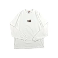 SNNM Name tag L/S tee #WHITE