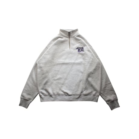 皓 × SNNM Snake NERD HALF ZIP SWEAT #ASH