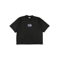Flower NERD DROP SHOULDER S/S tee #BLACK