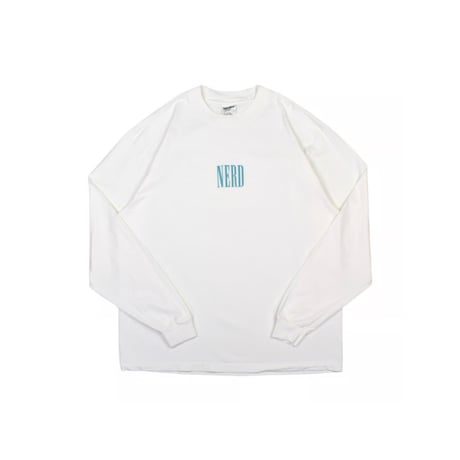 NERD L/S tee / WHITE
