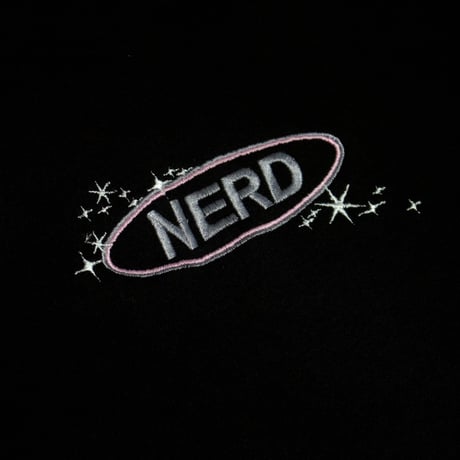 TWINKLING NERD L/S tee / BLACK