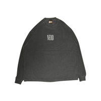 PIKA PIKA NERD L/S tee #SHADOW