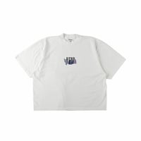 Flower NERD DROP SHOULDER S/S tee #WHITE