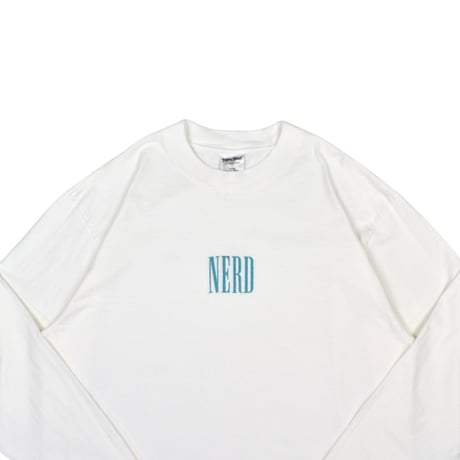 NERD L/S tee / WHITE