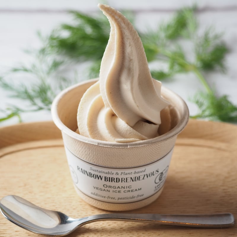 ミルキーヴィーガンソフトクリーム(有機JAS) | RainbowBirdRendezvous