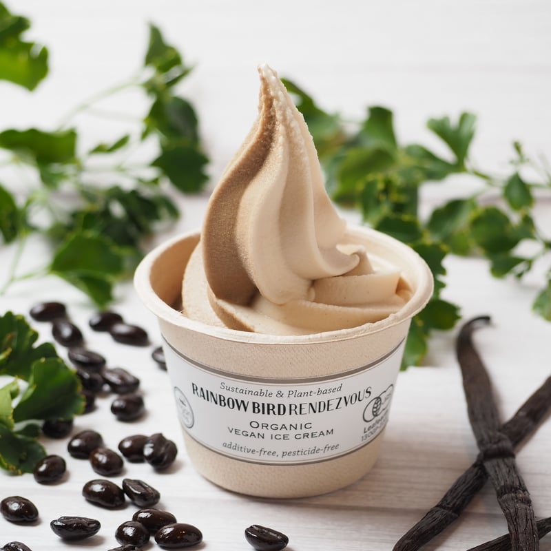 ミルキーヴィーガンソフトクリーム(有機JAS) | RainbowBirdRendezvous