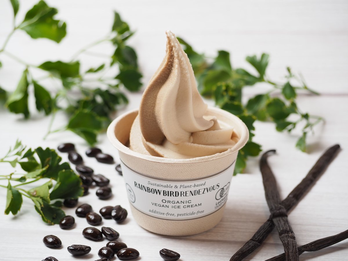 ミルキーヴィーガンソフトクリーム(有機JAS) | RainbowBirdRendezvous