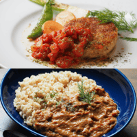 ハンバーグとカレーのおうちミールセット【各3個】（有機JAS）冷凍商品