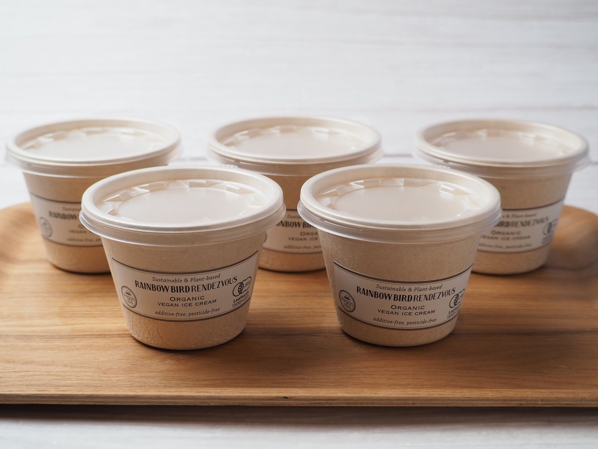 ミルキーヴィーガンソフトクリーム(有機JAS) | RainbowBirdRendezvous
