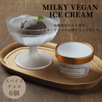 ミルキーヴィーガンアイスクリーム【スパイスチョコ】（有機JAS）