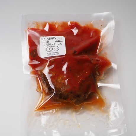 オーガニックハンバーグ（有機JAS）冷凍商品【6個セット】