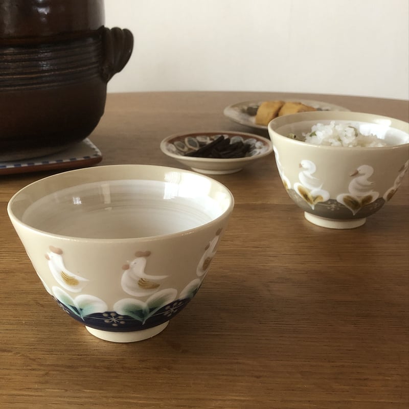 にわとり 茶碗 | ふくべ窯