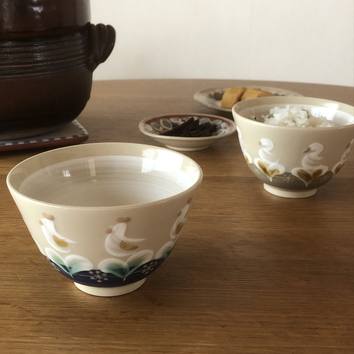 にわとり 茶碗 | ふくべ窯