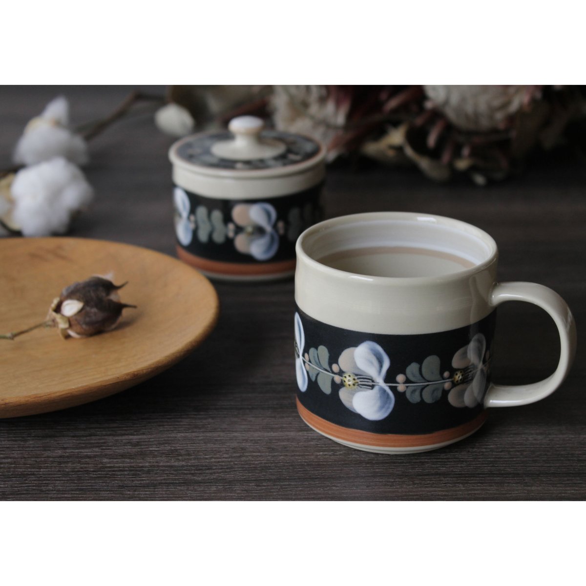 椿 シュガーポット | ふくべ窯