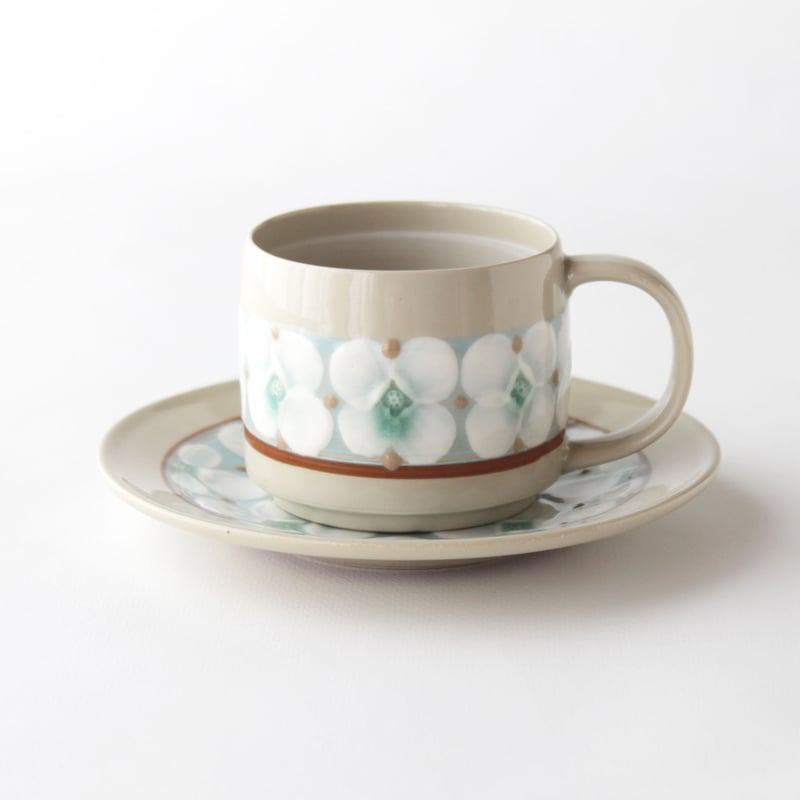 花水木 トルコ 15㎝プレート | ふくべ窯