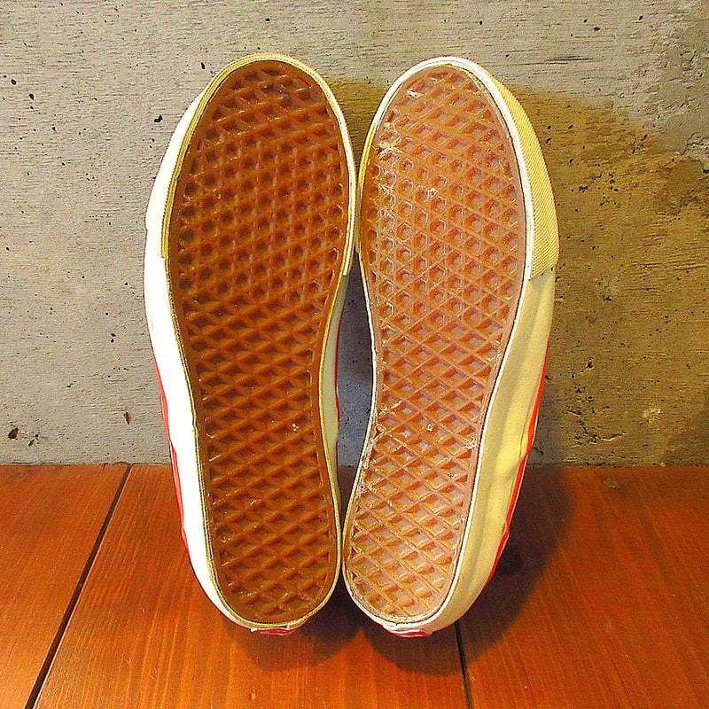 ビンテージ70's○DEADSTOCK VANS SLIP-ON マーブル size 7○24...