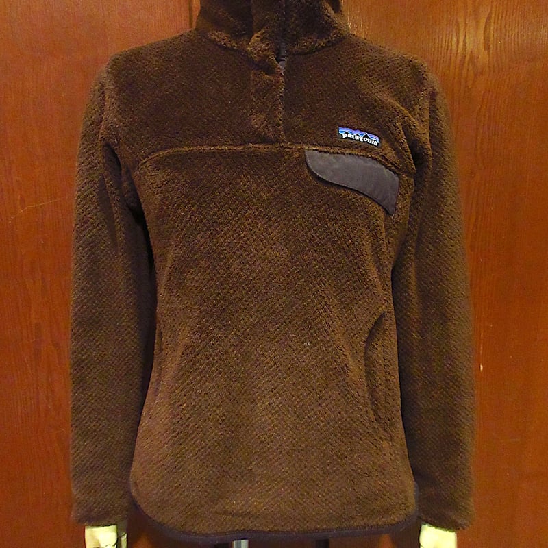 Patagonia○レディースリツールフリーススナップT茶size XS○240126c1-w