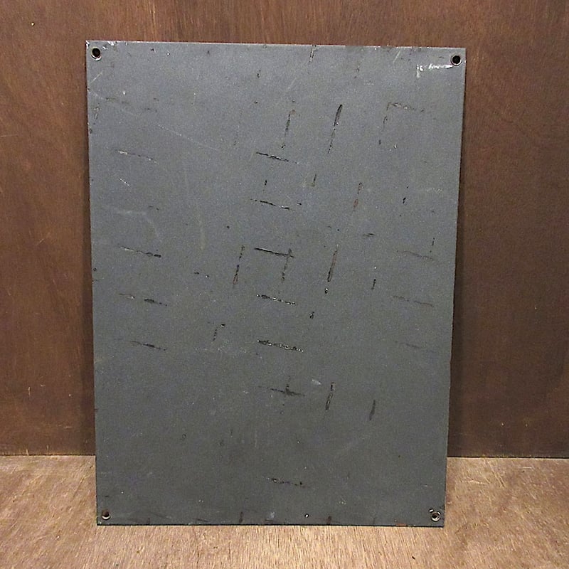 ヴィンテージメタルサインプレート　Finck’s Overall社 FINCK'S○DETROIT-SPECIAL OVERALLSメタルサイン○250709z6