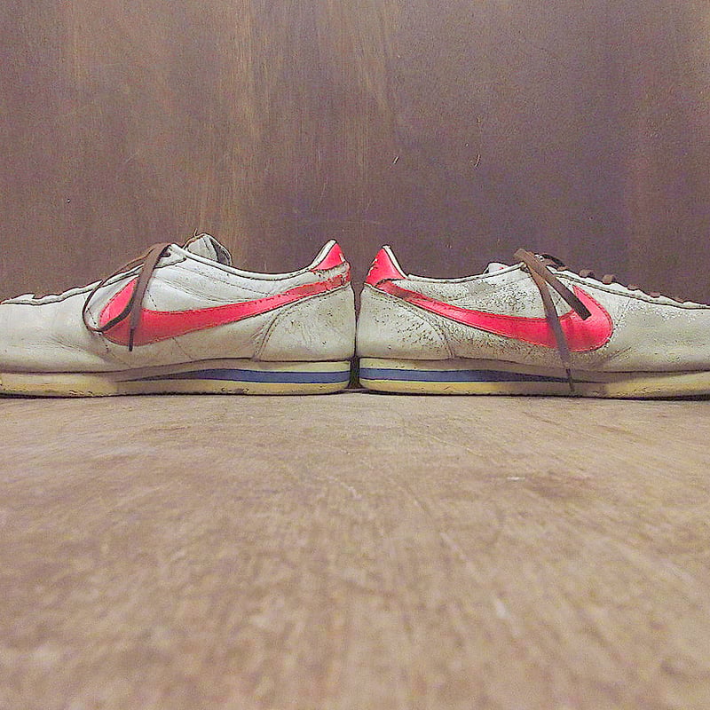ビンテージ80's○NIKEレザーコルテッツ白×赤×青size 9○240523j3