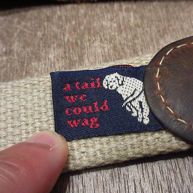 ビンテージ○a tail we could wag魚グアテマラレザーベルトsize