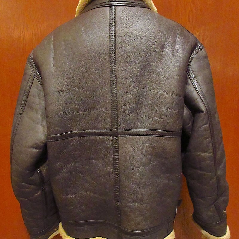 ビンテージ　TERRALAM B-3タイプジャケット　古着レザージャケット ビンテージ TERRALAM B-3タイプジャケット 古着レザージャケット