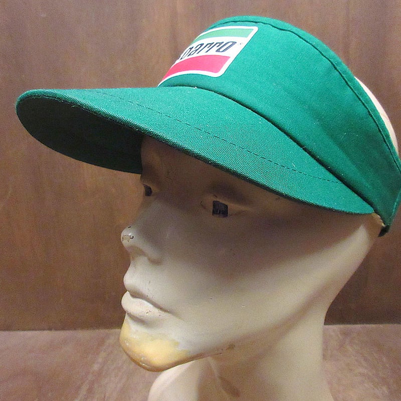 ビンテージ80's○sbarroサンバイザー緑○240524j5-m-cp-ot古着
