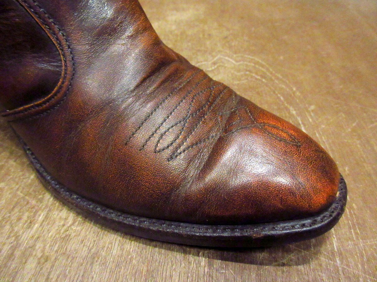 ビンテージ70's○ウエスタンサイドジップブーツsize 8 1/2 EE