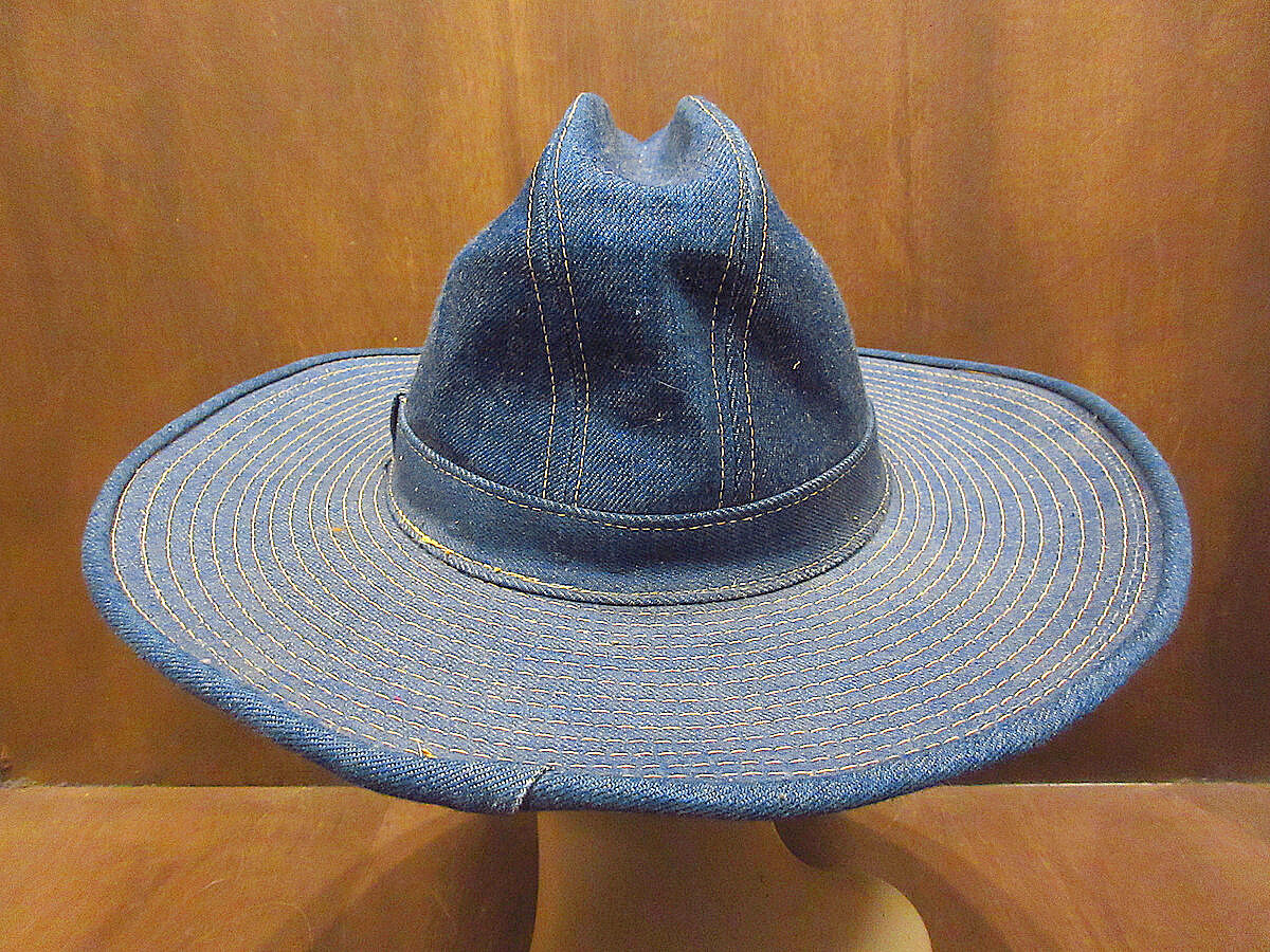 ビンテージ70's○Levi'sデニムテンガロンハットsize 7 3/8○220402s4-