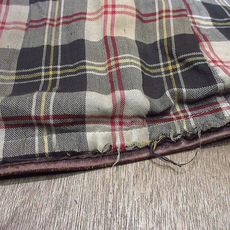 ビンテージ30's40's○ジップアップレザーカーコート茶○240202i2-m-jk