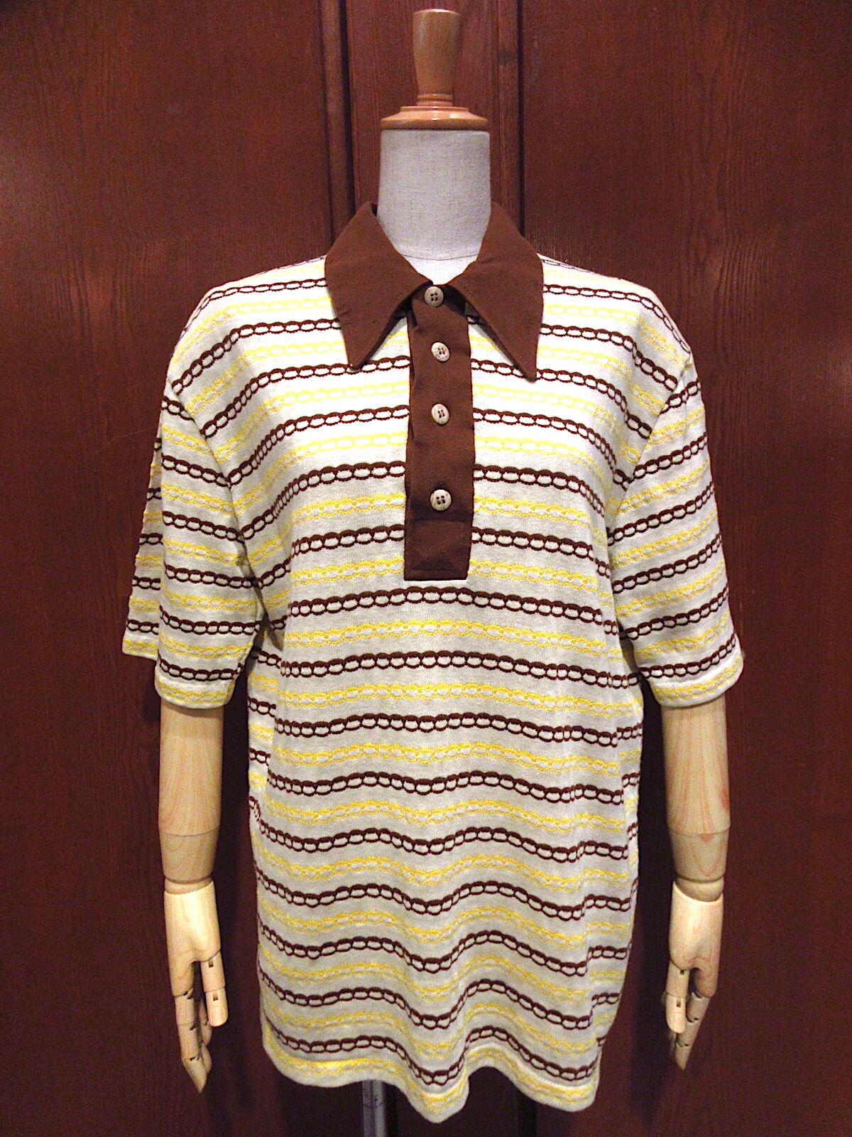 1970s jantzen ジャンセン USA製 パイルシャツ ポロシャツ original