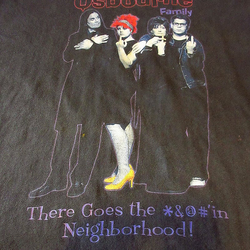 90s The Osbourne Family Tシャツ オズボーン ファミリー 90s/オジーオズボーン/THE OSBOURNE FAMILY/Tシャツ/M/コットン
