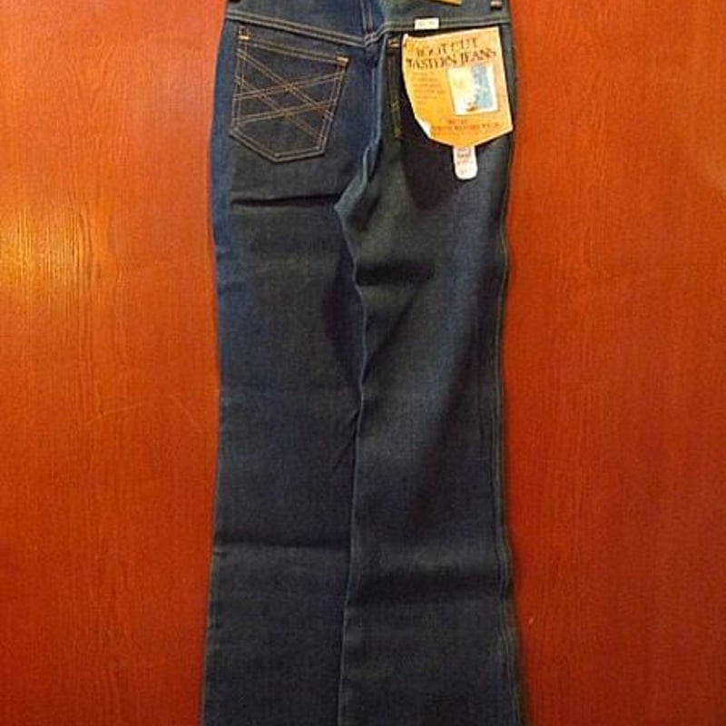 Deadstock」 レディース 古着 60-70s Tuf-Nut 真紺 インディゴ デニム